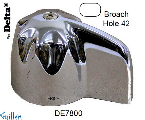 JER DE7800;__ DORF; lever Metal handle ; in Chrome