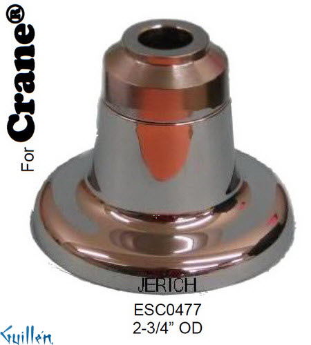 JER ESC0477;; escutcheon; in Chrome