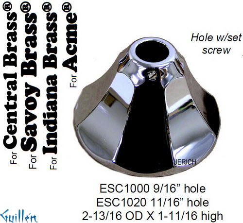 JER ESC1000;; fit all escutcheon; in Chrome