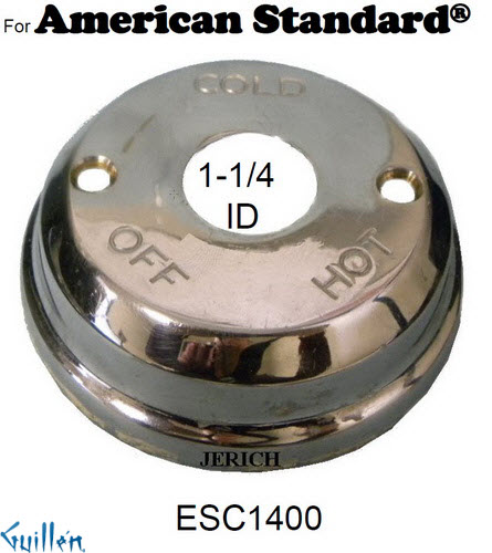 JER ESC1400;; escutcheon flange 1-1/4 id hole; in Chrome