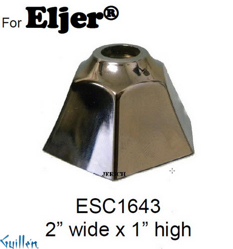 JER ESC1643;; small escutcheon; in Chrome