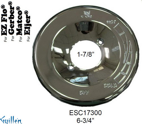 JER ESC17300;; escutcheon for 17300 assembly; in Chrome