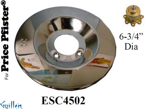 JER ESC4502;; escutcheon flange; in Chrome