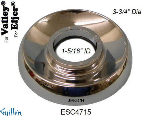 JER ESC4715;; round escutcheon; in Chrome