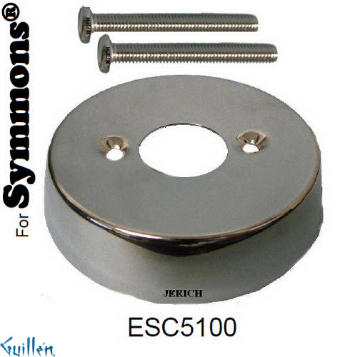 JER ESC5100;; escutcheon for push button; in Chrome