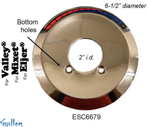 JER ESC6679;; escutcheon flange; in Chrome