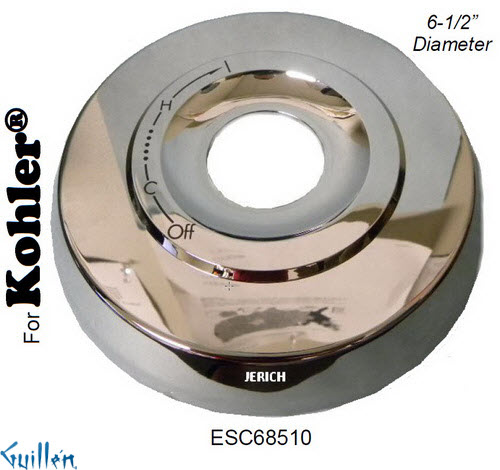 JER ESC68510;; escutcheon; in Chrome