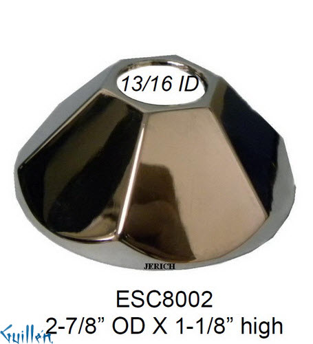 JER ESC8002;; fit all escutcheon; in Chrome