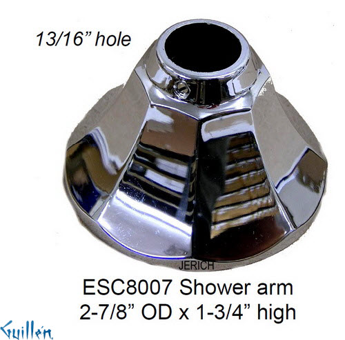 JER ESC8007;; escutcheon 1"" id; in Chrome