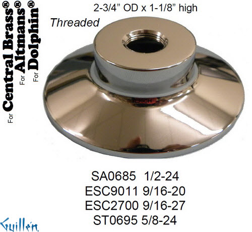 JER ESC9011;; escutcheon; in Chrome