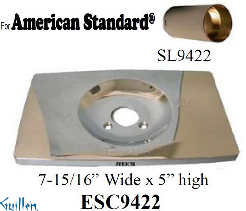 JER ESC9422;; escutcheon; in Chrome