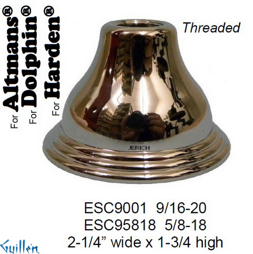 JER ESC95818;; escutcheon for ceramic 5/8-18; in Chrome
