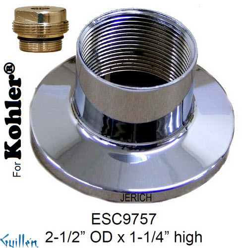 JER ESC9757;; escutcheon; in Chrome