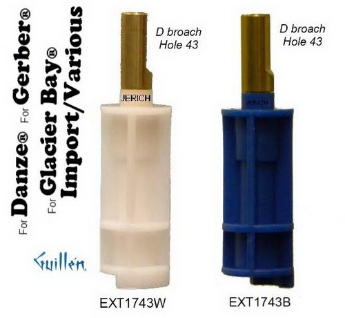 JER EXT1743W; __ ; D; Stem extension; in White