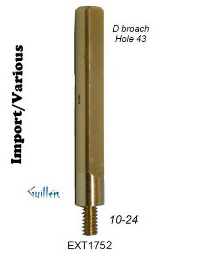 JER EXT1752; __ ; D; Stem extension; in Unfinish