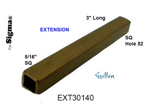 JER EXT30140; __ ; ; Stem extension; in Unfinish