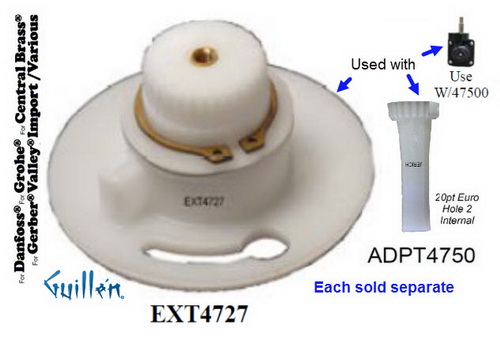 JER EXT4727; __ ; ; Stem extension; in Unfinish