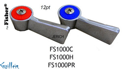 JER FS1000H;__ 12pt; lever Metal handle hot; in Chrome