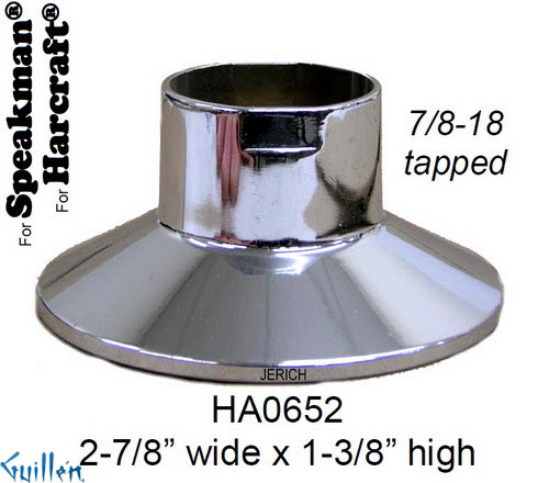 JER HA0652;; escutcheon; in Chrome