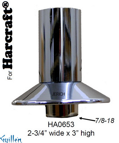 JER HA0653;; escutcheon; in Chrome