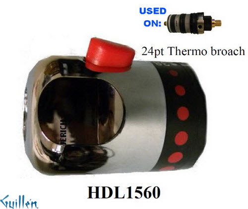 JER HDL1560;__ 24pt; knob Metal handle ; in Chrome