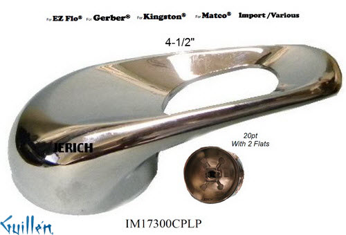 JER IM17300CPLP;__ 20pt; Loop metal handle ; in Chrome