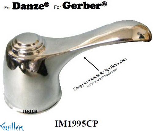 JER IM1995CP;__ 35pt; lever Metal handle ; in Chrome
