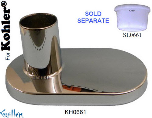 JER KH0661;; escutcheon; in Chrome