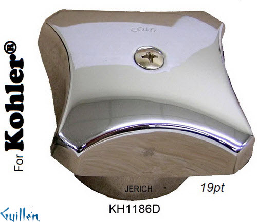 JER KH1186D;__ 19pt; knob Metal handle diverter; in Chrome