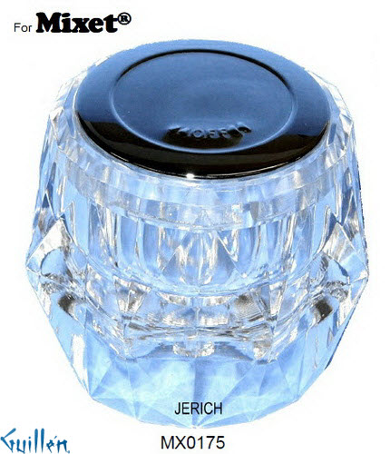 JER MX0175;__ UNK; knob Acrylic handle ; in Unfinish