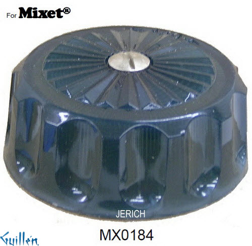 JER MX0184;__ UNK; knob Acrylic handle ; in Unfinish
