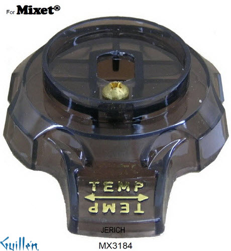 JER MX3184;__ UNK; knob Acrylic handle ; in Unfinish