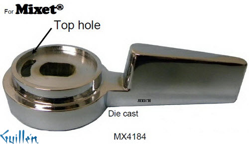 JER MX4184;__ UNK; lever Metal handle ; in Chrome