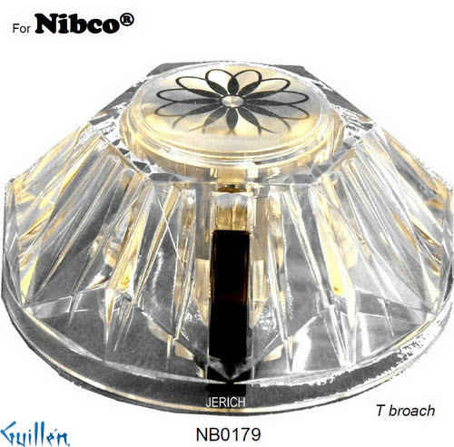 JER NB0179;__ T; knob Acrylic handle ; in Unfinish