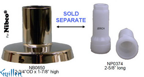 JER NB0650;; escutcheon; in Chrome