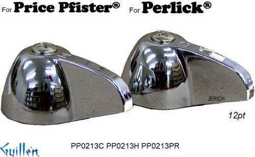 JER PP0213H;__ 12pt; lever Metal handle hot; in Chrome
