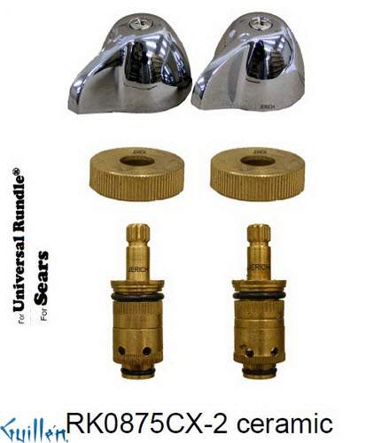 JER RK0875-CX2;; __ 2; Rebuild kit with 2 lever handle; in Chrome