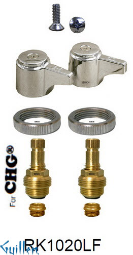 JER RK1020LF;; __ 2; Rebuild kit with 2 lever handle; in Chrome