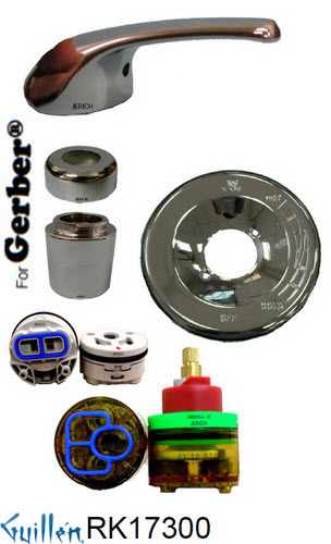 JER RK17300;; __ 1; Rebuild kit with 1 lever handle; in Chrome