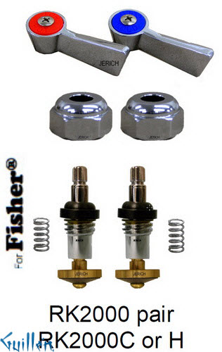 JER RK2000CLF;; __ 2; Rebuild kit with 2 lever handle; in Chrome