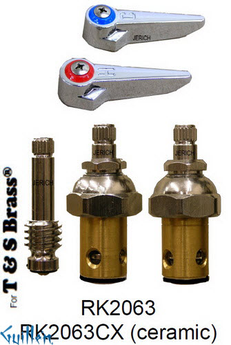 JER RK2063CX;; __ 2; Rebuild kit with 2 lever handle; in Chrome