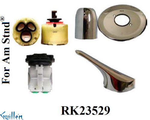 JER RK23529;; __ 1; Rebuild kit with 1 lever handle; in Chrome