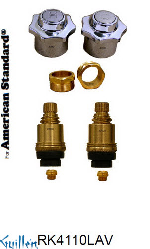JER RK4110LAV;; __ 2; Rebuild kit with 2 knob handle; in Chrome