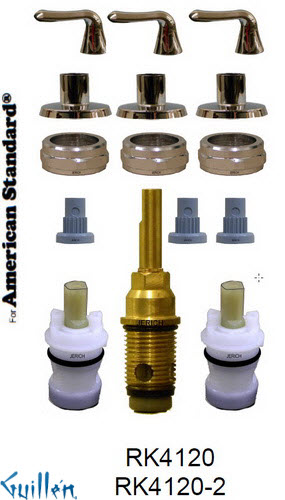 JER RK4120-2;; __ 2; Rebuild kit with 2 lever handle; in Chrome