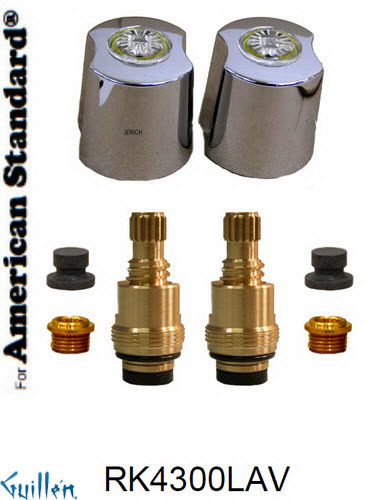 JER RK4300LAV;; __ 2; Rebuild kit with 2 knob handle; in Chrome