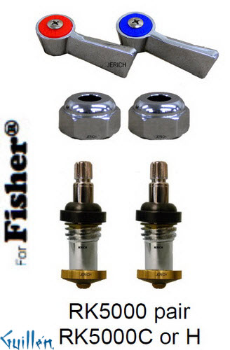 JER RK5000LF;; __ 2; Rebuild kit with 2 lever handle; in Chrome