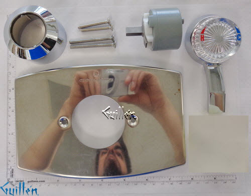 JER RK57864;; __ 1; Rebuild kit with 1 lever acrylic handle; in Chrome
