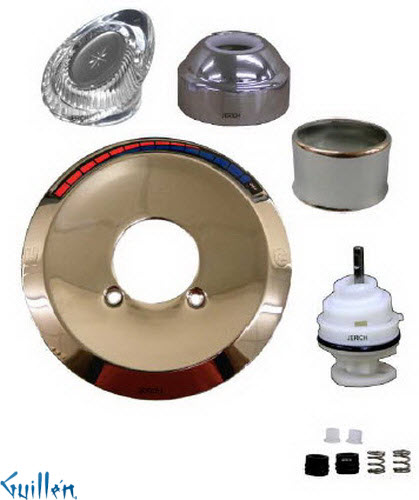 JER RK6679;; __ 1; Rebuild kit with 1 knob acrylic handle; in Chrome