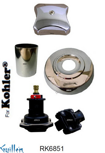 JER RK6851;; __ 1; Rebuild kit with 1 knob handle; in Chrome