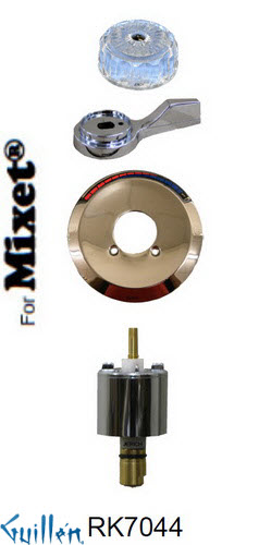 JER RK7044;; __ 1; Rebuild kit with 1 lever acrylic handle; in Chrome